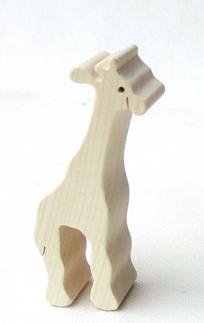 Houten dierfiguur giraffe