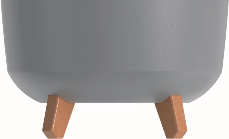 Bloempot op pootjes Gracia Low 23,5 cm – lichtgrijs