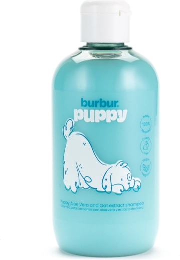 Burbur shampoo voor puppy’s met aloë vera en havervlokken 400 ml