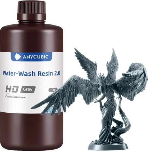 Anycubic Water-wash resin 2.0 grijs - 1 stuk
