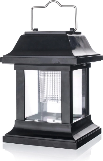 Zwarte zonnelamp 1LED