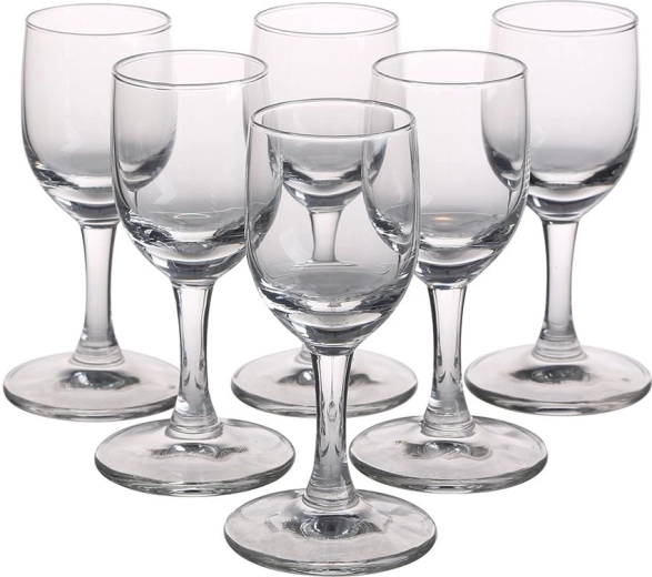 Diamond set van 6 wodkashotglaasjes 35 ml