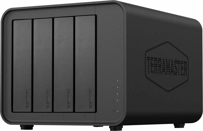 Terramaster D4-320 vier-bay externe behuizing voor schijven (DAS) USB‑C 10 Gb/s