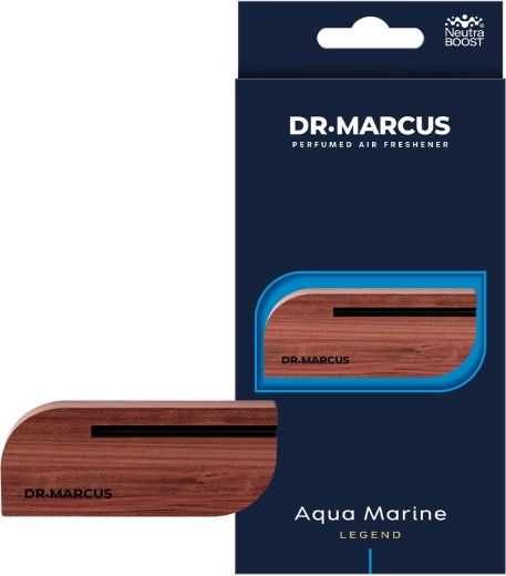 Luchtverfrisser voor in de auto Dr Marcus Premium Wood Legend Aqua Marine
