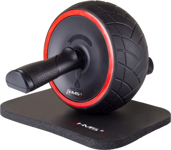 Buikspierwiel HMS AB-Carver met brede rol en kniemat