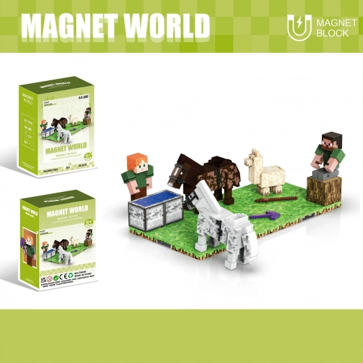 Bouwset Magnet World Posthaltes