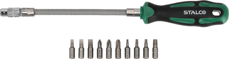 Flexibele schroevendraaierset 12-delig STALCO