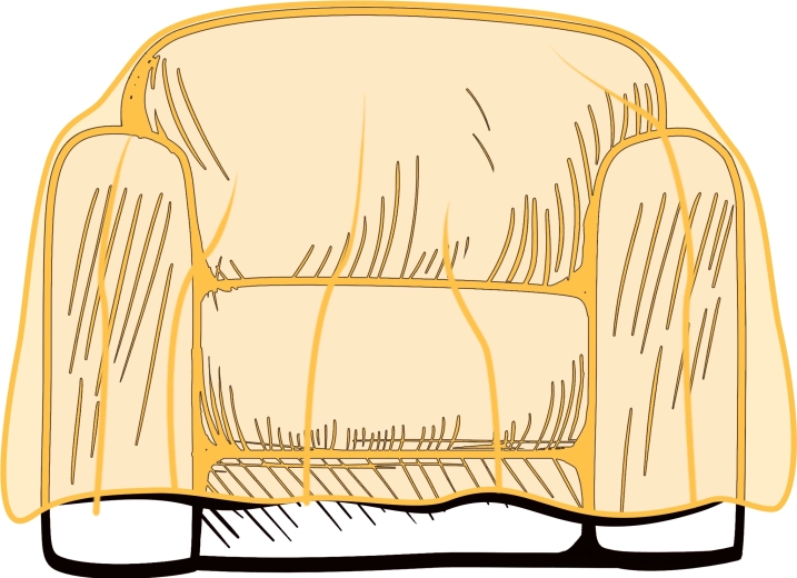 Beschermende plastic hoes voor eenzit 243,8 × 137,2 cm, 50 micron