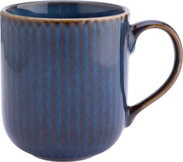 Altom Design keramische mok Reactive Stripes 400 ml, blauw
