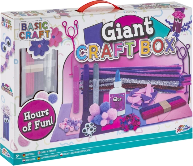 Basic Craft grote creatieve box roze
