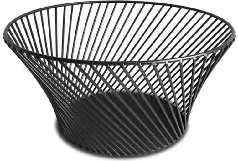Draadmand voor fruit Kitchisimo zwart 25,5 cm