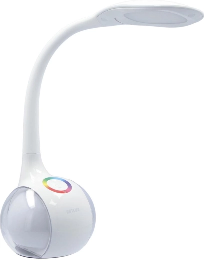 RETLUX LED-bureaulamp met RGB-achtergrondverlichting