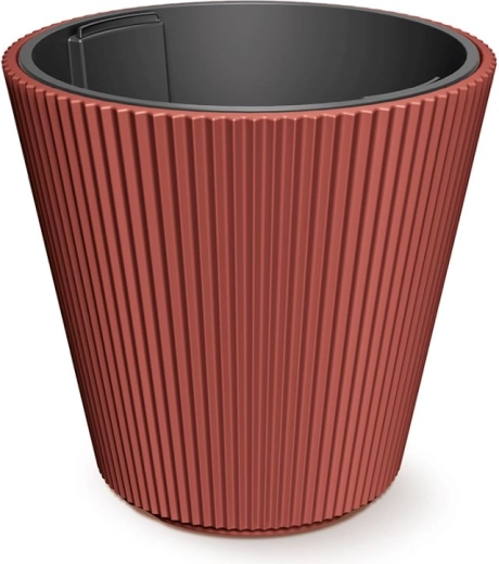 Bloempot Milly met inzet 46,7 cm – koperen kleur