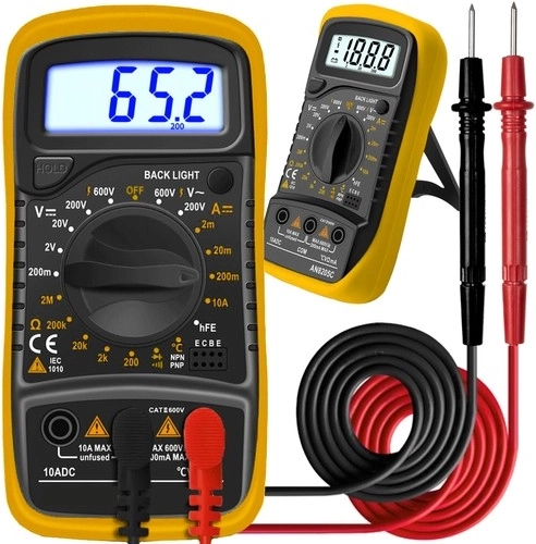 Universele digitale multimeter met achtergrondverlichting