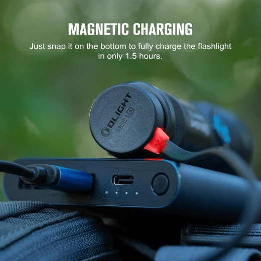 Zaklamp Olight Seeker 4 Mini NW met UV-licht 365 nm, oplaadbare 18350