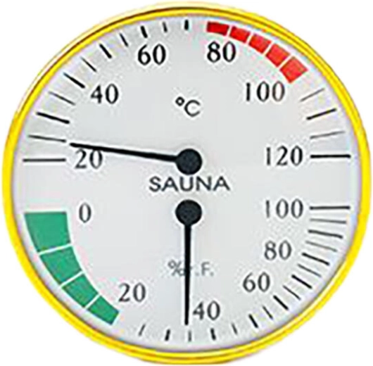 Hygrometer met thermometer voor de sauna