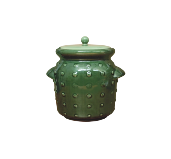 Keramische fermentatiepot 2,5 l groen