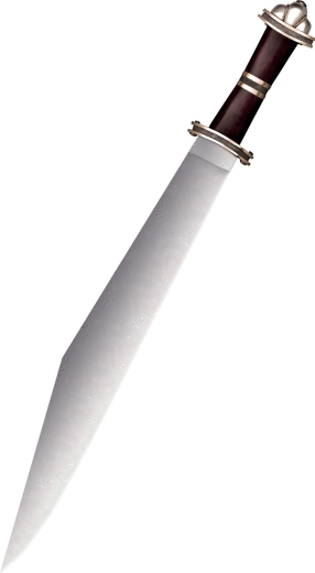 Cold Steel Damascus Long Sax Viking verzamelzwaard met palissanderhouten handgreep