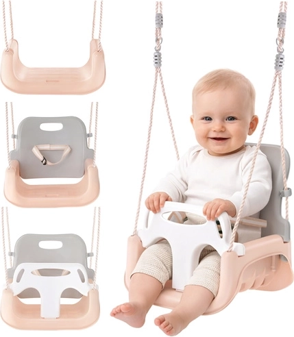 KinderSchommel 3-in-1 Kruzzel grijs-beige