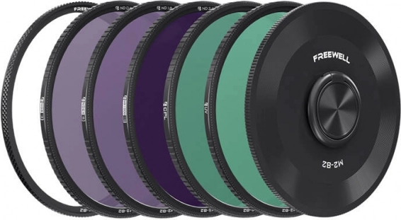 set magnetische filters freewell m2 quick swap 82 mm (nd8/nd64/nd1000/cpl/uv)