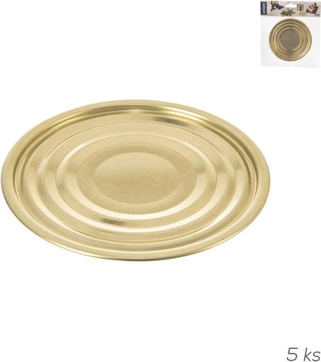 Vertind deksel voor blik 11 cm (5 stuks)
