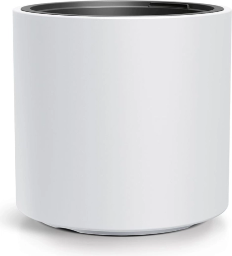bloempot met inzet HEOS 29,8 cm wit