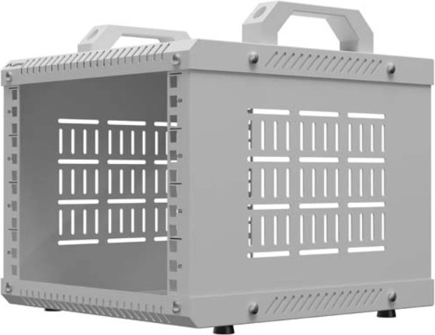 Lanberg open rack 10" 4U 280 × 300 mm grijs