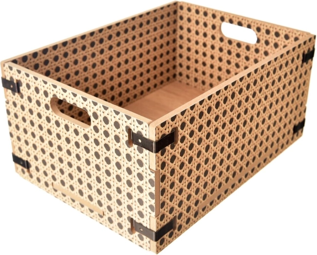 Houten kist BOHO 35 × 26 × 17 cm