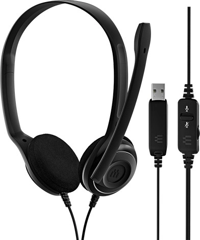 EPOS USB stereo headset met ruisonderdrukkende microfoon