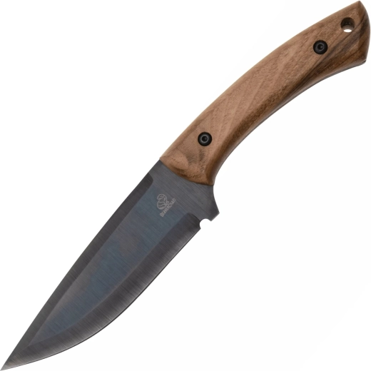 Jachtmes Beavercraft HGK1 met geblauwd lemmet en leren schede