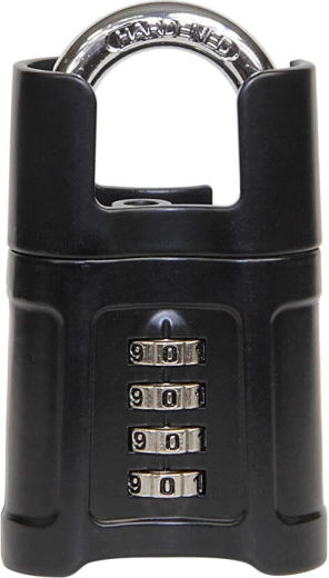 Cijferslot met beugelbescherming – zwart
