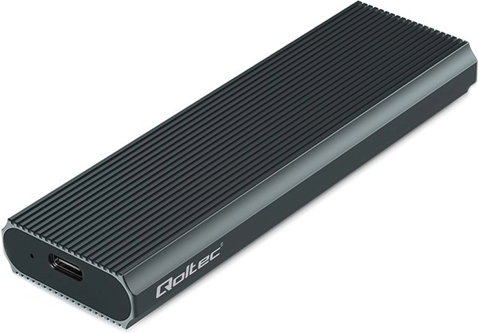 Aluminium externe behuizing voor M.2 NVMe SSD, USB 3.1 Gen2 10 Gb/s, tot 4 TB, grafiet