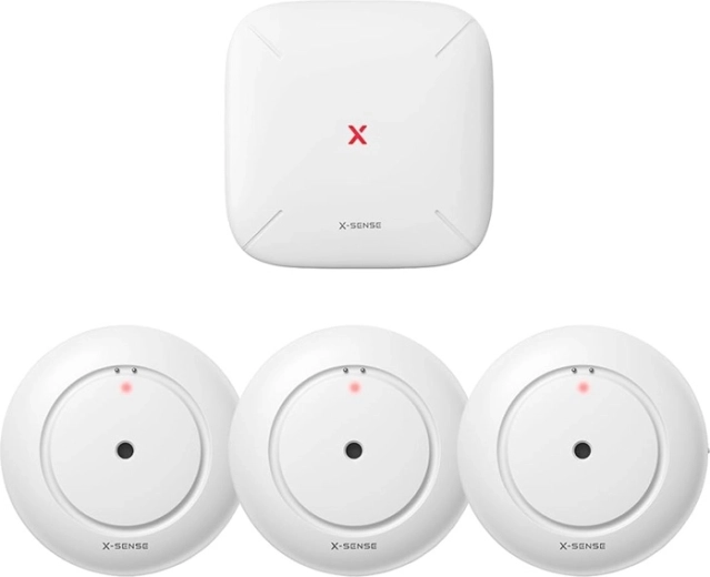X-Sense slimme sensor voor waterlek SWS54 (basisstation SBS50 + 3× SWS51)