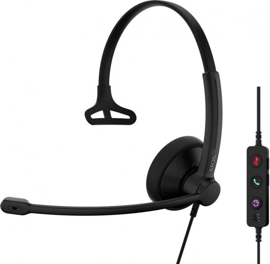 Epos Impact 100 MS Mono headset USB-C/USB-A voor Microsoft Teams