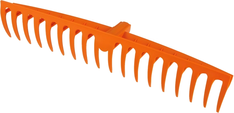 Kunststof hark met 18 tanden