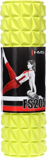 HMS FS205 massagefoamroller 45 cm – geel