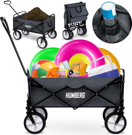 Opvouwbare transportwagen 80 l HUMBERG