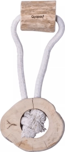 Quapas! speelgoed Circle van koffiebomenhout voor trekspelletjes