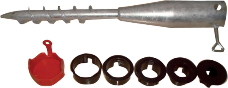 Grondschroef 520 × 68 mm verzinkt