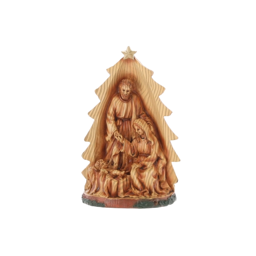 Kerstfiguur Heilige Familie van polyresin 21,5 cm