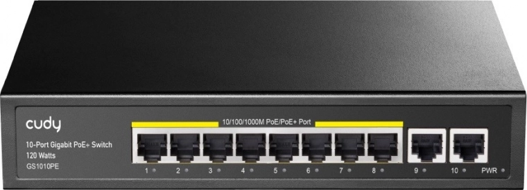 Cudy 10-Poorts Gigabit PoE+ Schakelaar