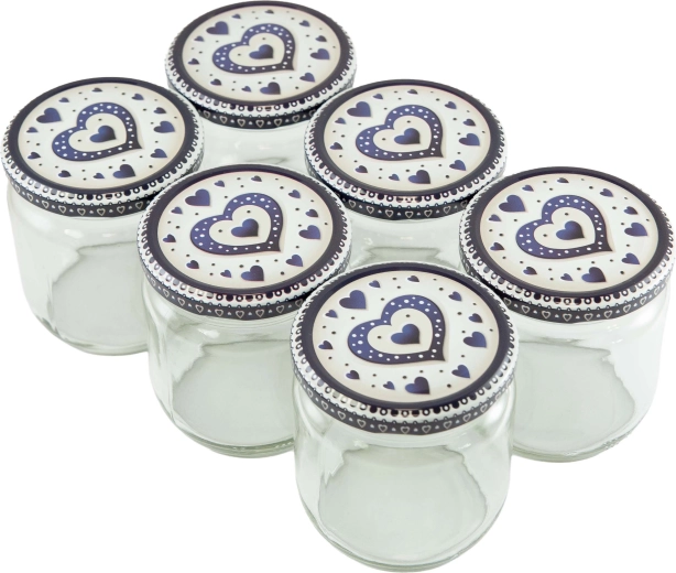 Set Twist-weckpotten 425 ml met deksel – 6 stuks