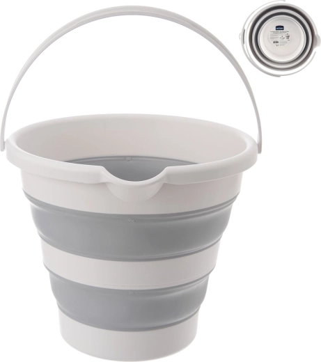 Opvouwbare campingemmer 12 l (UH-kunststof)