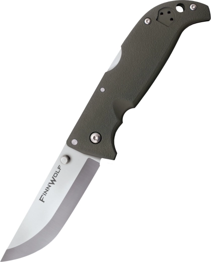 Cold Steel Finn Wolf OD Green zakmes voor outdoorgebruik