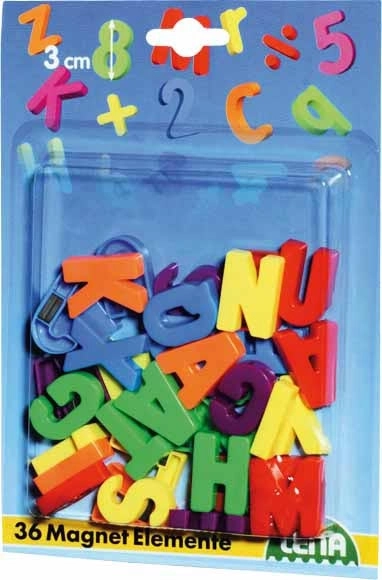 Grote magnetische letters, 36 stuks
