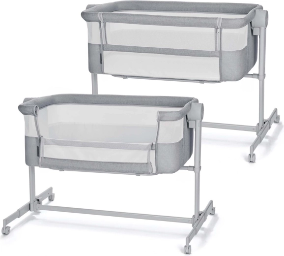 Kinderkraft Nestee up 2 aanschuifwieg 2-in-1 full light grey