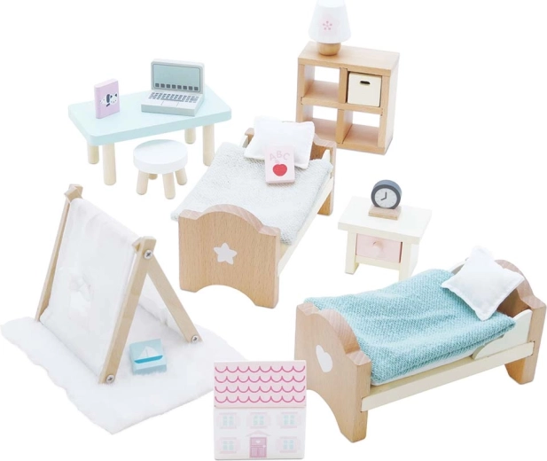 Le Toy Van Daisylane houten kinderkamer voor het poppenhuis