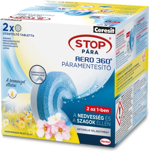 Navultabletten Ceresit Stop vocht Aero 360° Bloemenweide 2 × 450 g