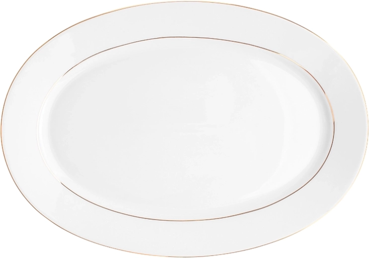 MariaPaula Klasyka Gouden Lijn ovale serveerschaal 33 cm