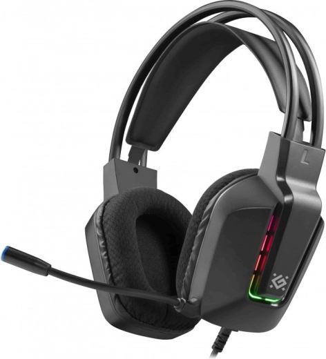 Hoofdtelefoon met microfoon Gothic – zwart